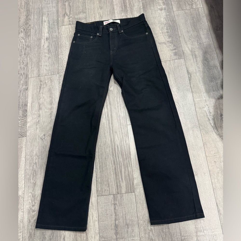 Levi's Men's Straight Black Jeans